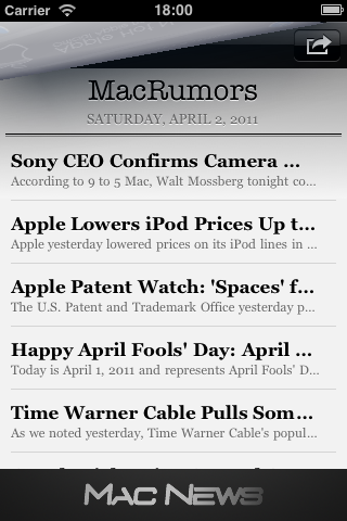 Macintosh News screenshot 3