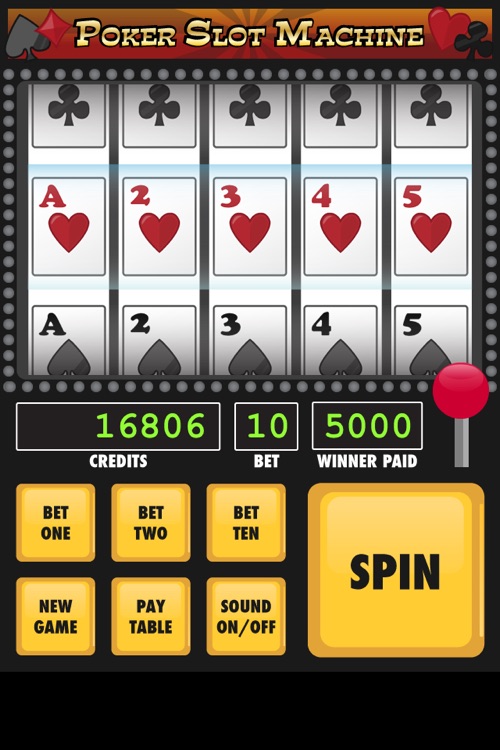 Poker Slot Machine Free screenshot-4