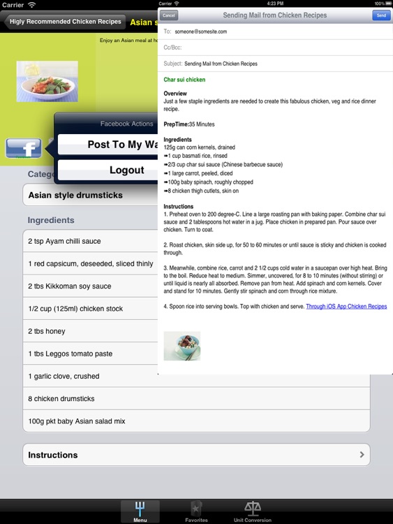 Chicken Recipes for iPad screenshot-4