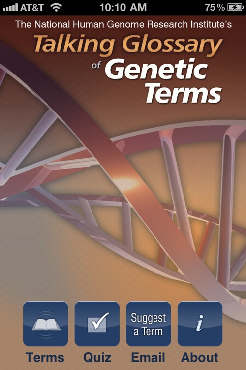 Talking Glossary of Genetics