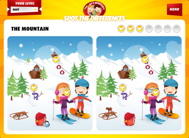 Tom & Lea's adventures: Spot the differences - Learn while p(圖2)-速報App