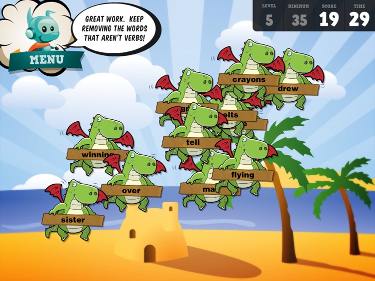 Verb Mayhem HD Level 2 FREE screenshot-4