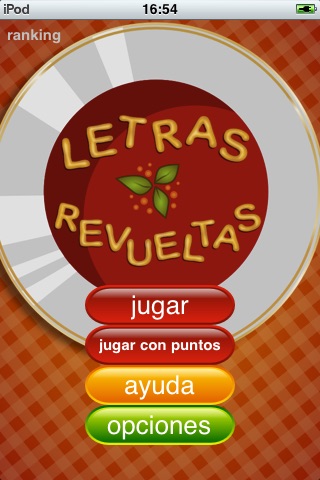 Letras Revueltas (Spanish Anagrams)