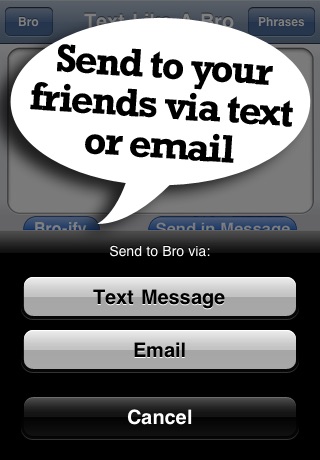 Text Like A Bro Lite screenshot-3