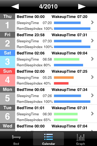 Sleep Log Recorder