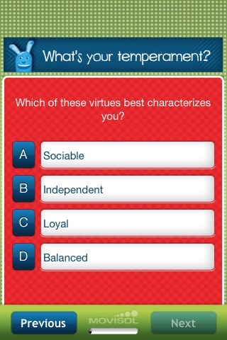 What's your temperament?
