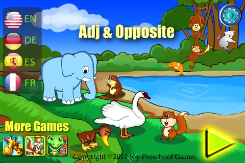 Adj & Opposite: Active Words