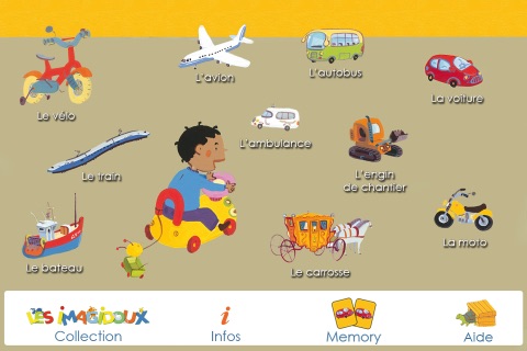 Transports - An interactive picture book to learn while having fun