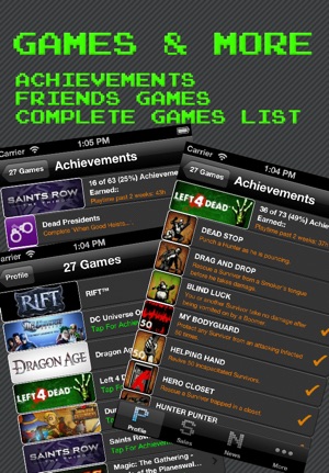 GameTabs: Steam Deals, Friends List, Achievements and News(圖4)-速報App