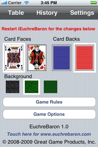 Euchre Baron