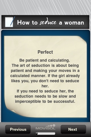 How to Seduce a Woman