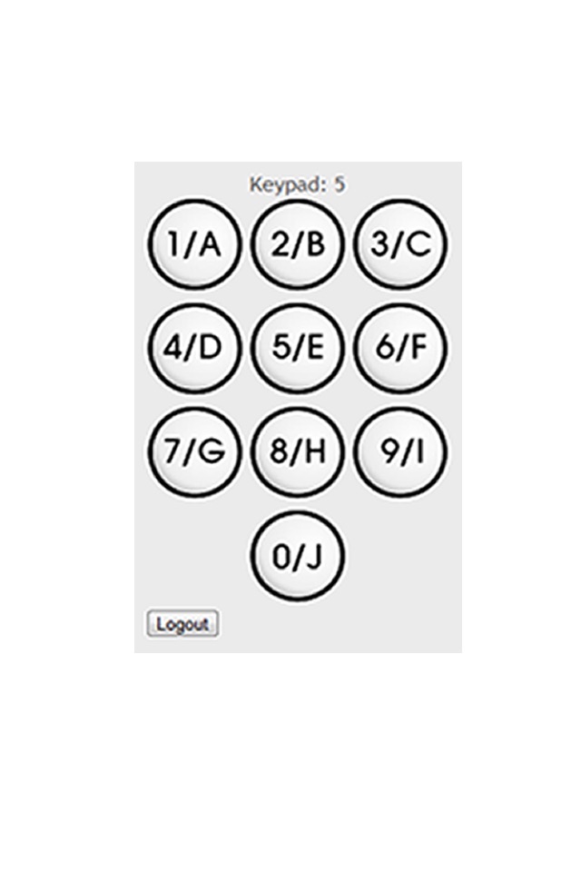 Meridia Web Keypad screenshot 2