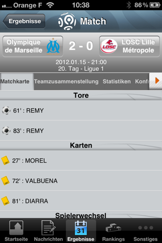 French Ligue 1 screenshot 4