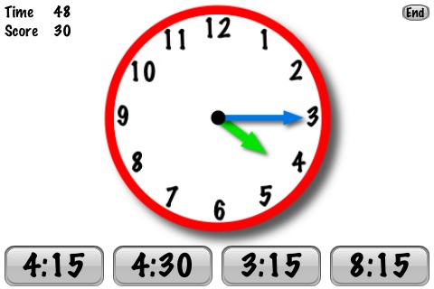 Kids Clock Challenge Lite - Flash Cards Speed Quiz for Kids screenshot 4