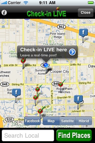 Check-in LIVE