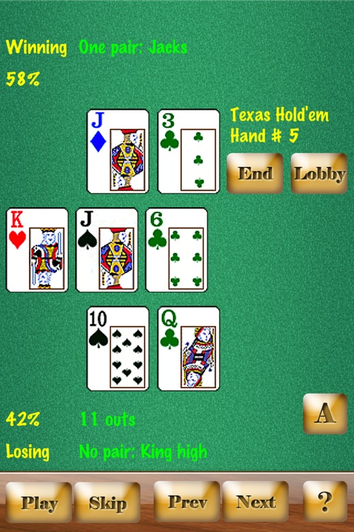 Headsup Poker (Hold'em, Blackjack, Omaha) screenshot-4