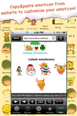 Animated Emoticons™ for MMS Text Message, Email!!!(FREE)(圖3)-速報App