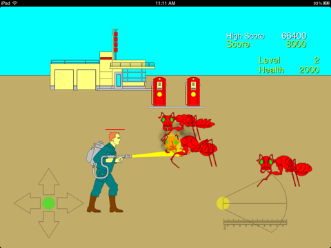 Johnny Flamethrower and the Giant Radioactive Mutant Ants screenshot 2