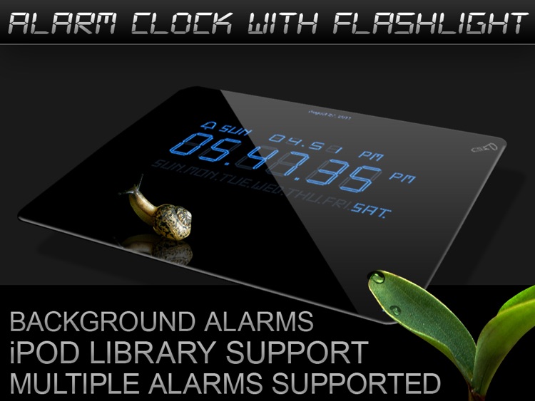 Alarm Clock with Flashlights Lite