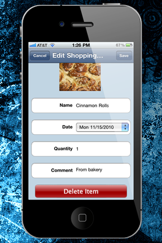 Item Track -with Shopping Checklist Reminder Lite screenshot 3