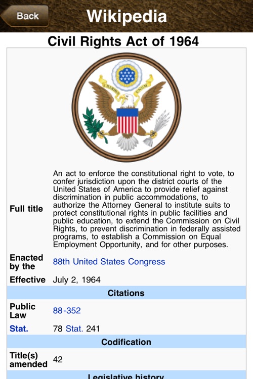 The Civil Rights Act of 1964 (DocuApps) screenshot-3