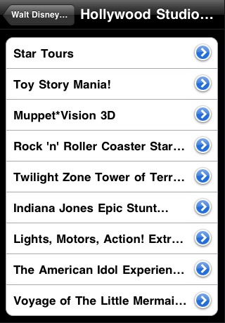 Disney Attraction Wait Times