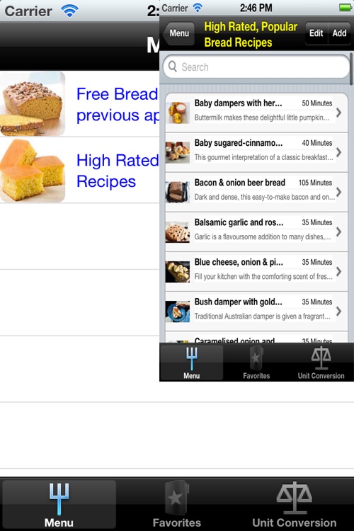 Bread Recipes for iPhone