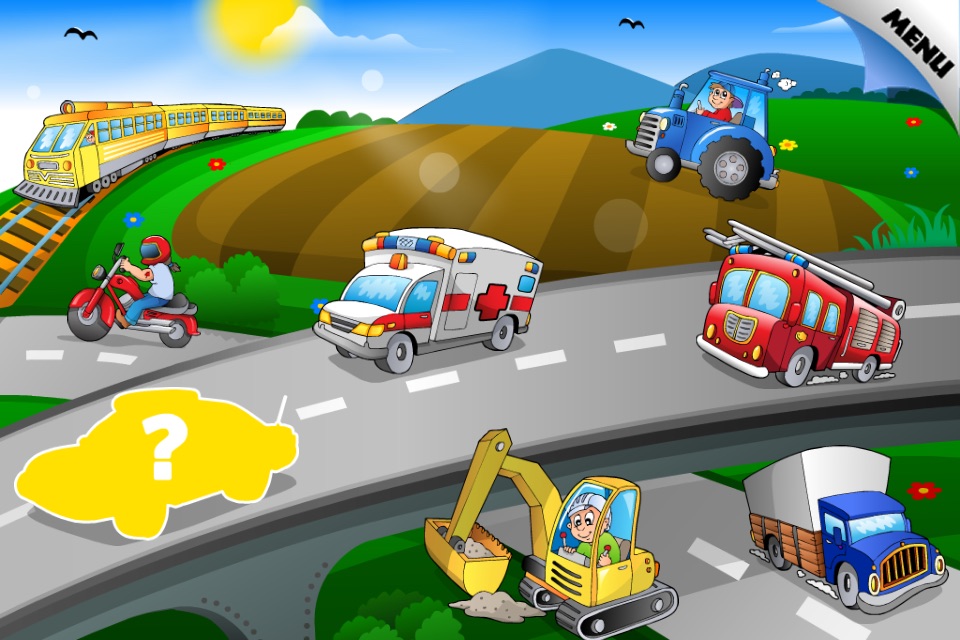 Abby - Preschool Shape Puzzle - First Word FREE (Vehicles and Animals under the Sea) screenshot 3
