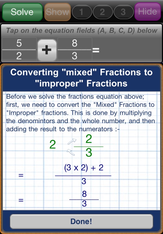 Fractions  Add & Subtract