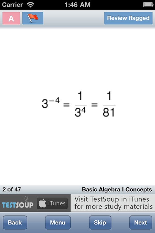 Basic Algebra I Concepts