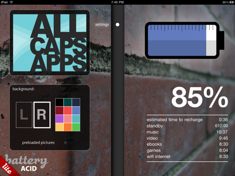 Battery Acid Lite - Free Battery Health Monitor for iPad screenshot 3