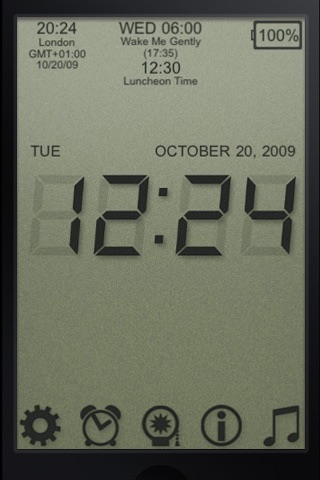 12,24 Alarm Clock Sleep Music screenshot-3