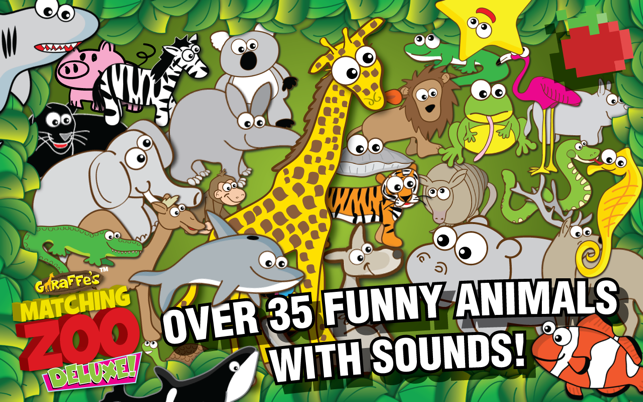 Giraffe's Matching Zoo Deluxe - Featuring the FUN BUTTON!(圖3)-速報App