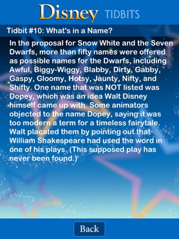 Игра Tidbit Trivia - Disney Edition