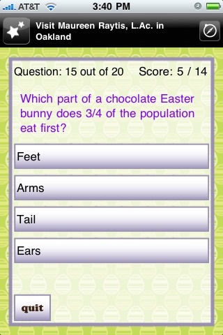 An Easter Quizzle™ screenshot 3