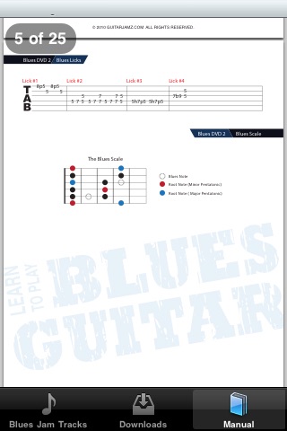 How to cancel & delete Blues JamTracks from iphone & ipad 4