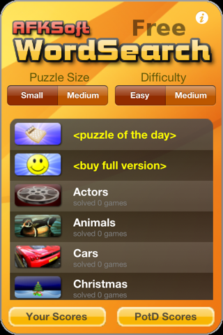 WordSearch Puzzle Free screenshot 2