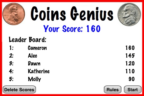 Coins Genius Lite – Crazy Coin Counting Flash Cards Game For Kids screenshot-4