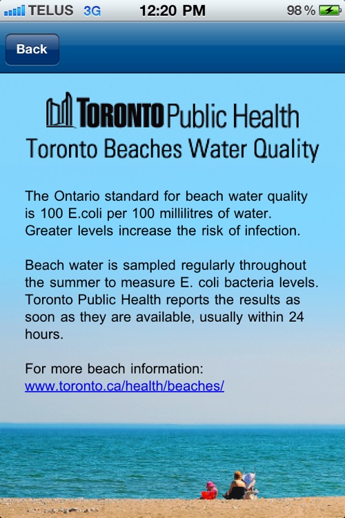 Toronto Beaches Water Quality screenshot-4