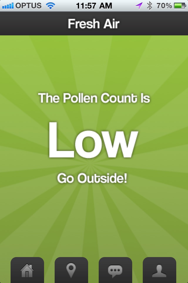 FreshAir - Australian Pollen Count screenshot 2