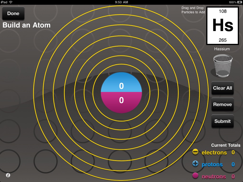 Building Atoms, Ions, and Isotopes HD Lite screenshot 2