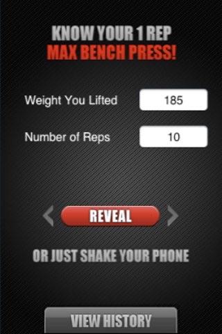 Max Bench Press Calc screenshot-4