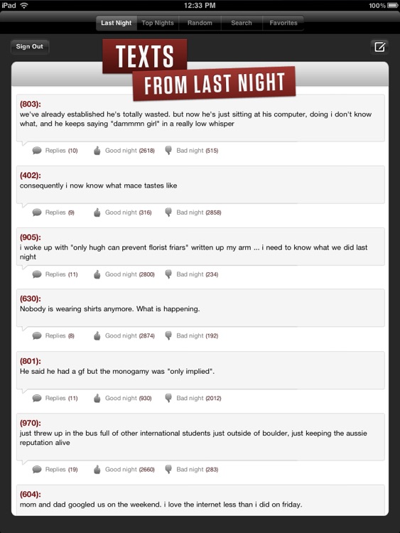 TFLN - iPad Edition