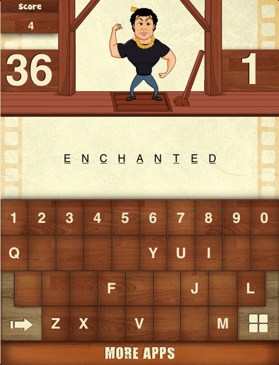 Hangman Hollywood For iPad screenshot-4