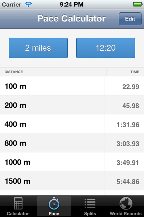 Use the VDOT Calculator to determine your run pace zones.