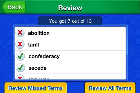 American History myFlashcard Maker, ES Edition screenshot-4