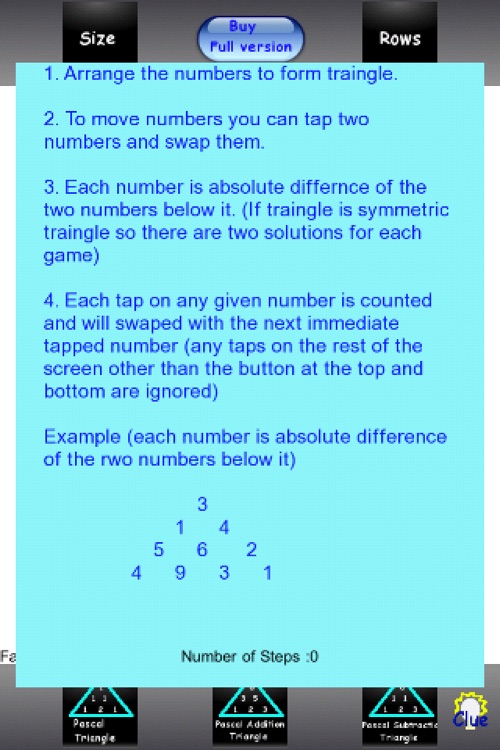 Numbers Triangle Lite screenshot-3