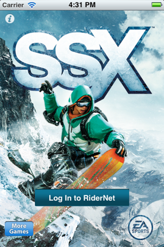 ssx ridernet by ea sports iphone screenshot 1