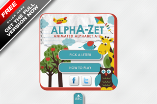 Alpha-Zet: Animated Alphabet from A to Z Freeのおすすめ画像1