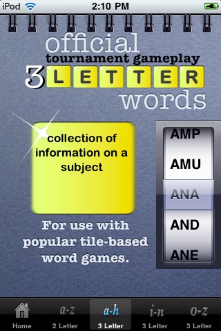 3 Letter Word Bible